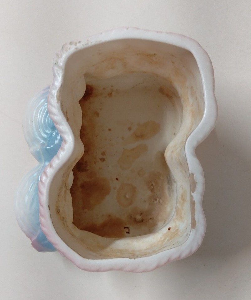 Ceramic Baby Booties Planter Vase Decor