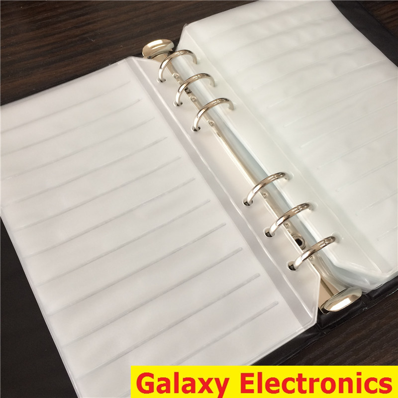 Empty Sample Book with 20 Empty pages For 0402/0603/0805/1206 SMD Components
