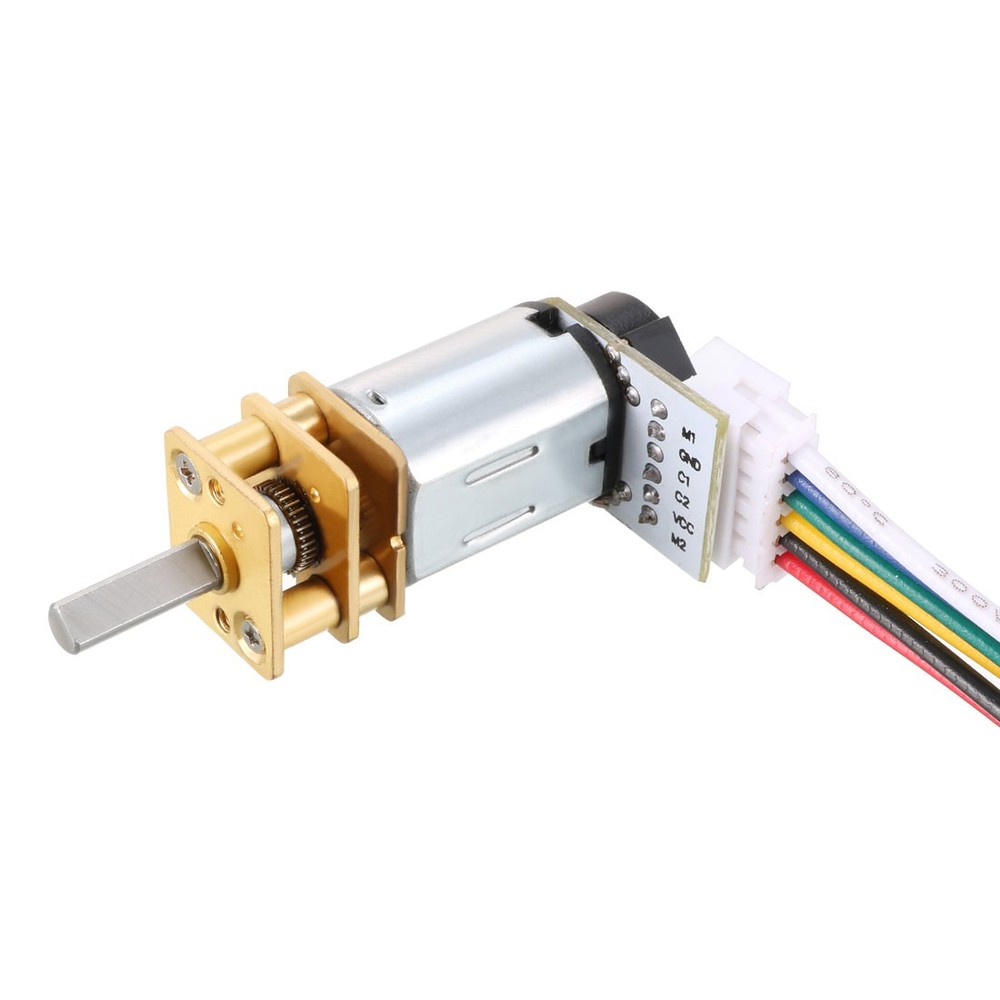 6V 1000RPMDC Motor w Encoder Speed Velocity Measurement