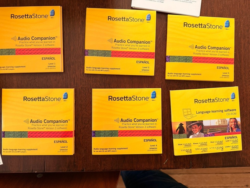 Rosetta Stone Spanish (Latin America) language course CD format 1-5