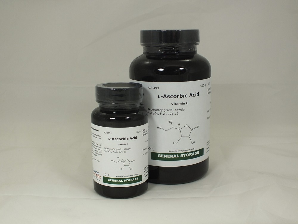 l-Ascorbic Acid, laboratory grade, 100-500 g