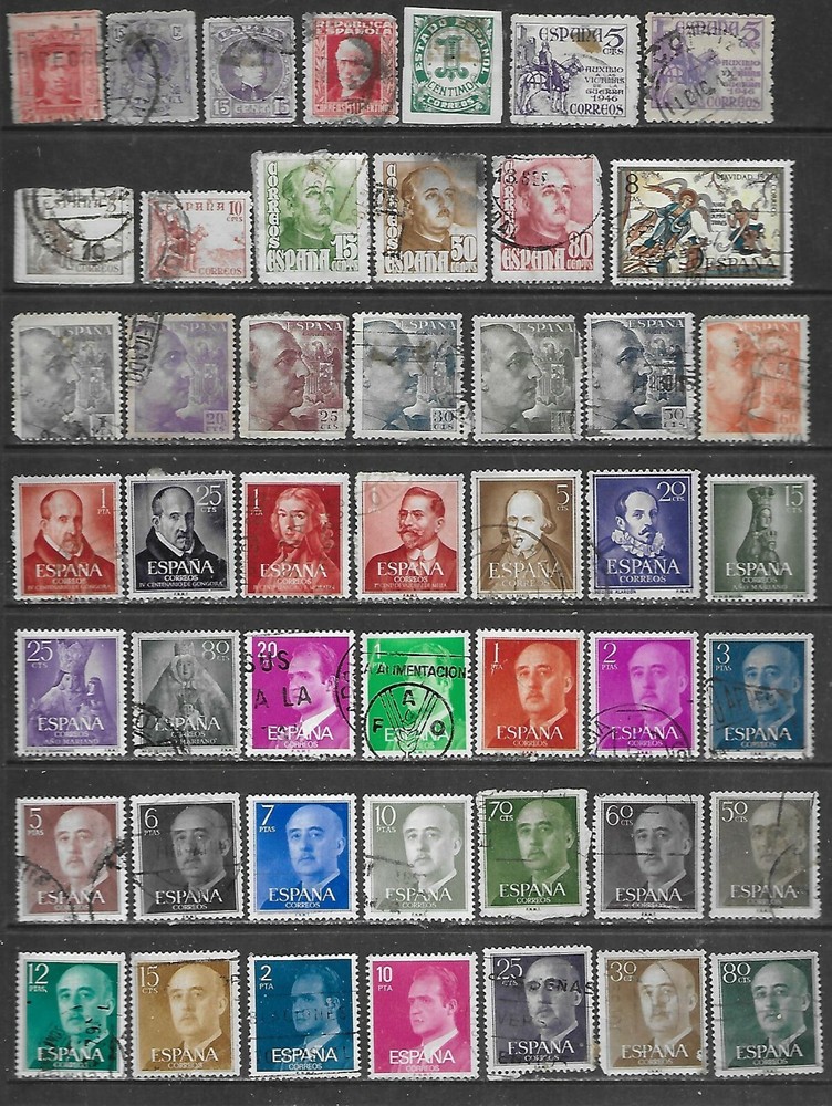 Spain, Netherlands, Niger & Norway Selection six scans all shown