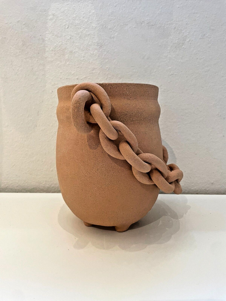 Terroso Studios Design Planter Hanging Ceramic Chain