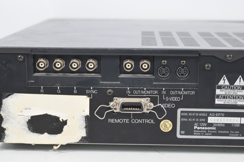 Panasonic AG-EP70 Color Cassette Video Printer