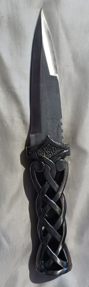 Pewter Celtic Knot Sgian Dubh - Tomahawk