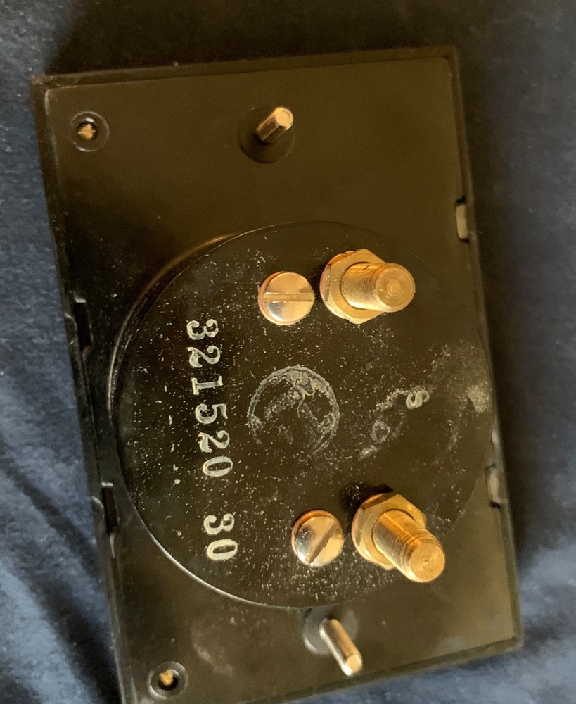 Triplett voltmeter 0 to 3 volts DC panel meter