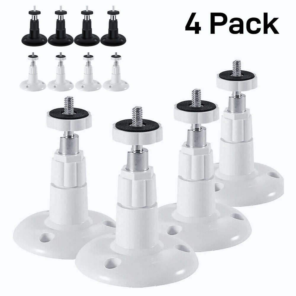 4 Pack 360° Adjustable Mount for Arlo Pro Security Camera Flexible Bracket