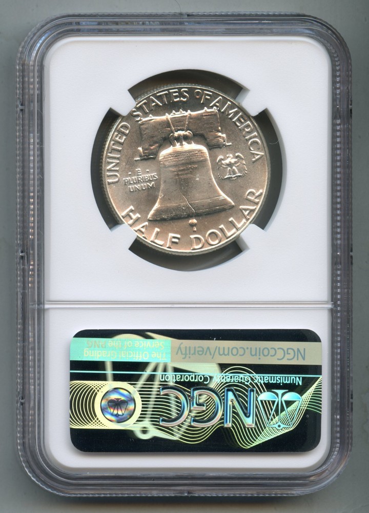 1963 Franklin Silver Half Dollar NGC MS 66
