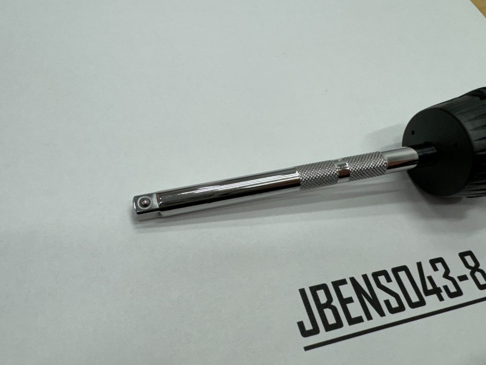 Snap-on Tools NEW BLACK 1/4" Drive Stubby Hard Grip 4" Ratcheting Socket Driver