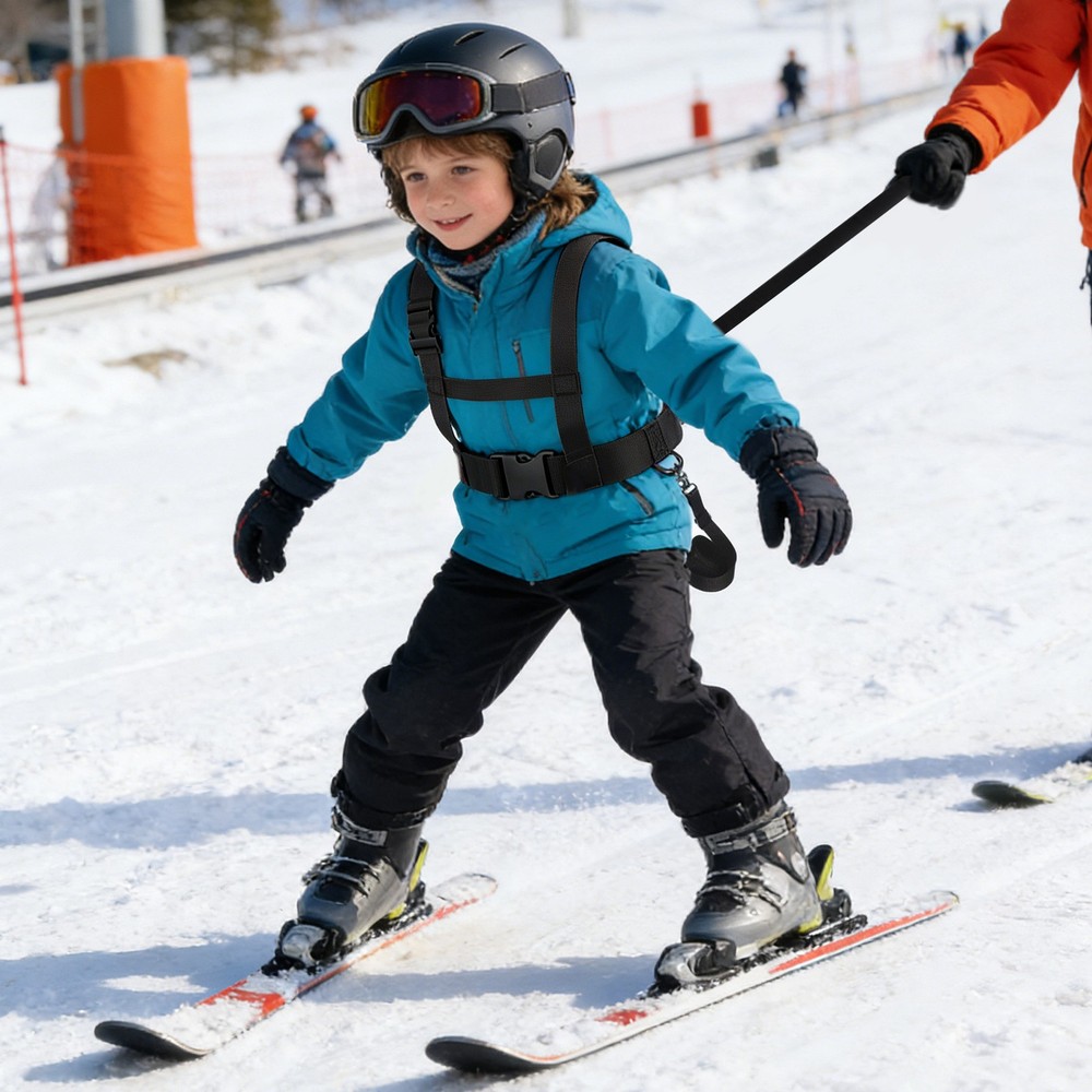 Kids Ski Harness Adjustable Retractable Anti-fall Safety Leash