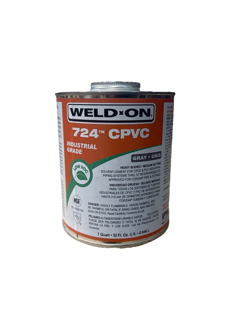 Weld-On 14183 (724 CPVC Heavy Bodied•Medium Setting) 1 Quart