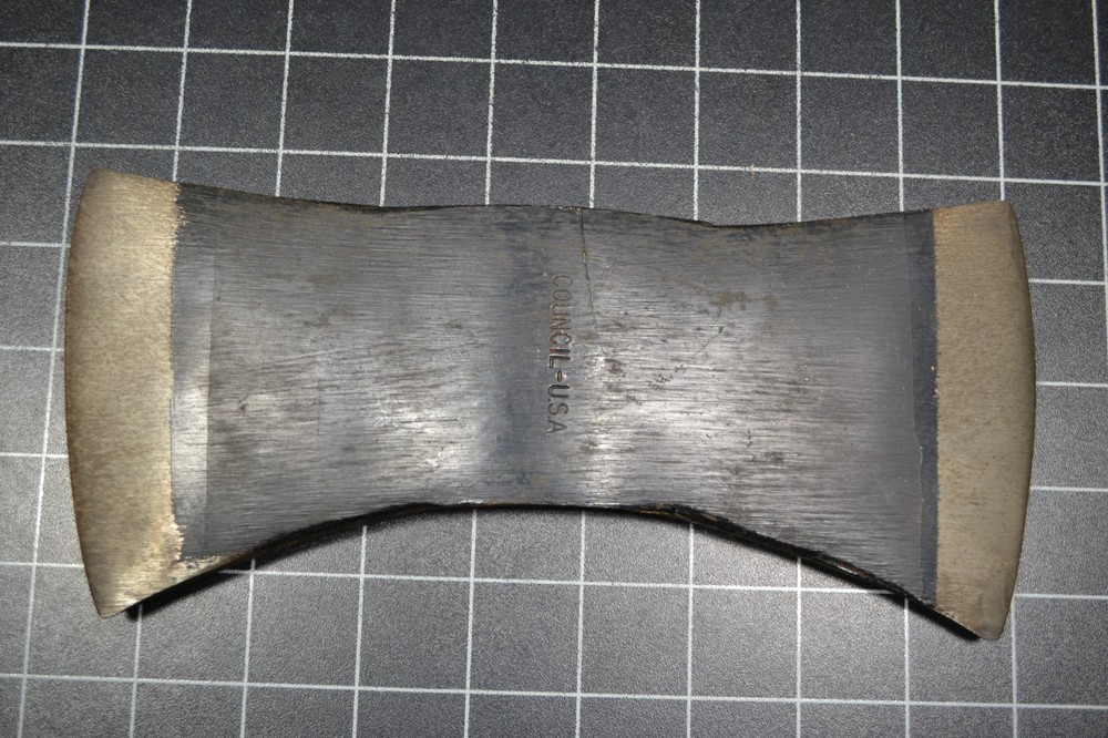 COUNCIL TOOLS - FSS - FOREST SUPPLY SERVICE - 3 3/4# DOUBLE BIT AXE HEAD - NOS