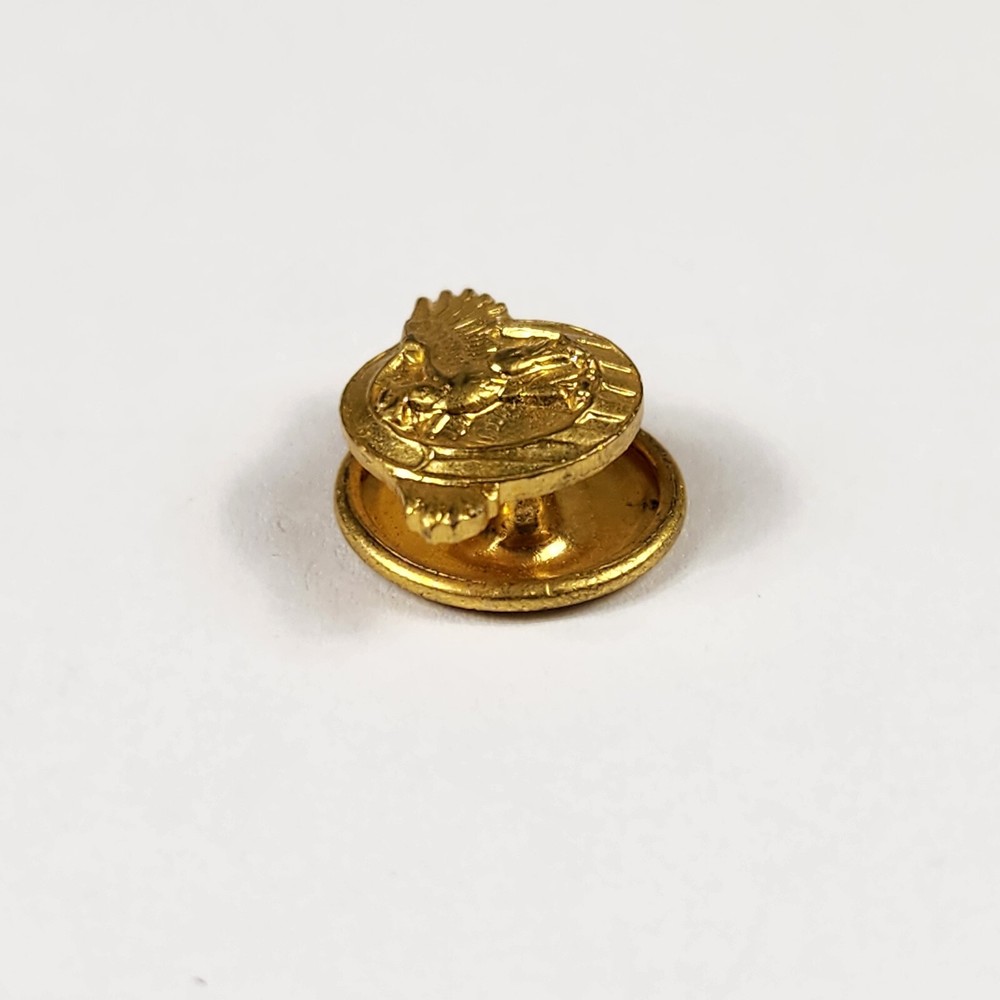 WW2 WWII Discharge Buttonhole Pin Ruptured Duck Vintage Original Cufflink Stud