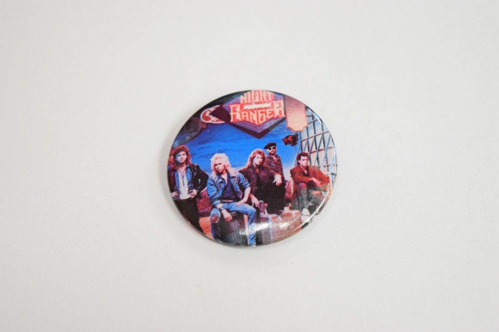Night Ranger - Vintage Pinback Button by Button Up - Excellent Condition.
