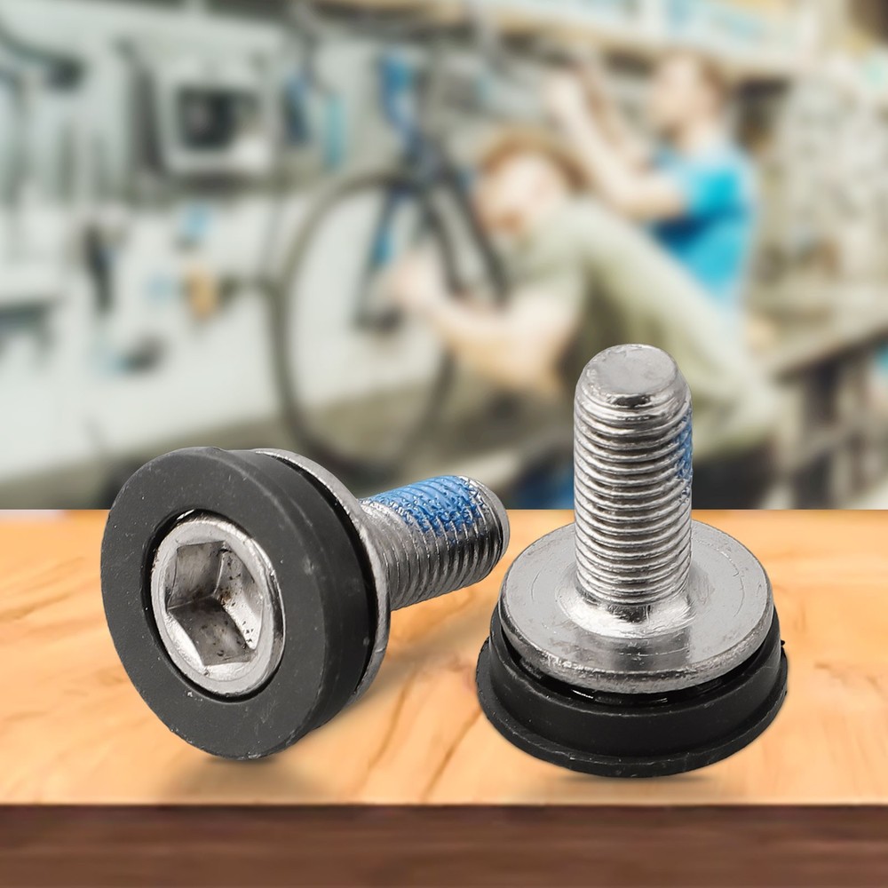 2PCS Bottom Bracket Nuts Waterproof For Ordinary Square Hole Bottom Axle