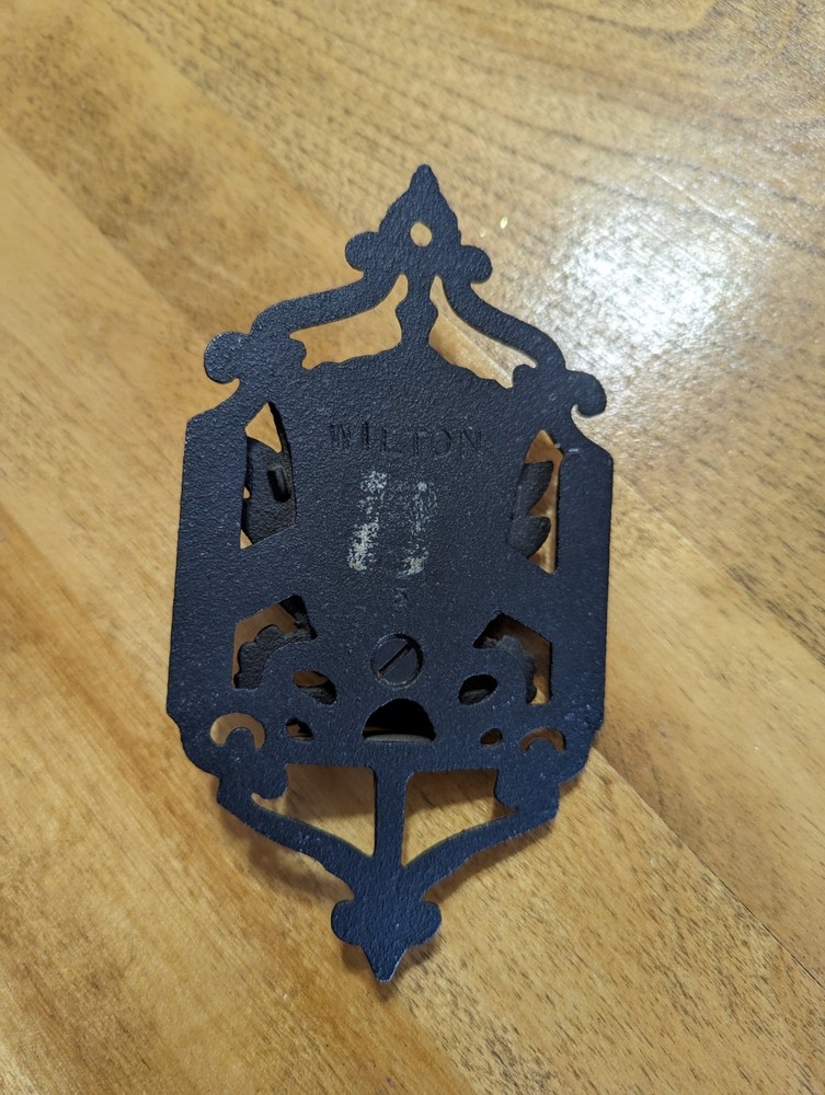 Wilton Vintage Cast Iron Match Holder