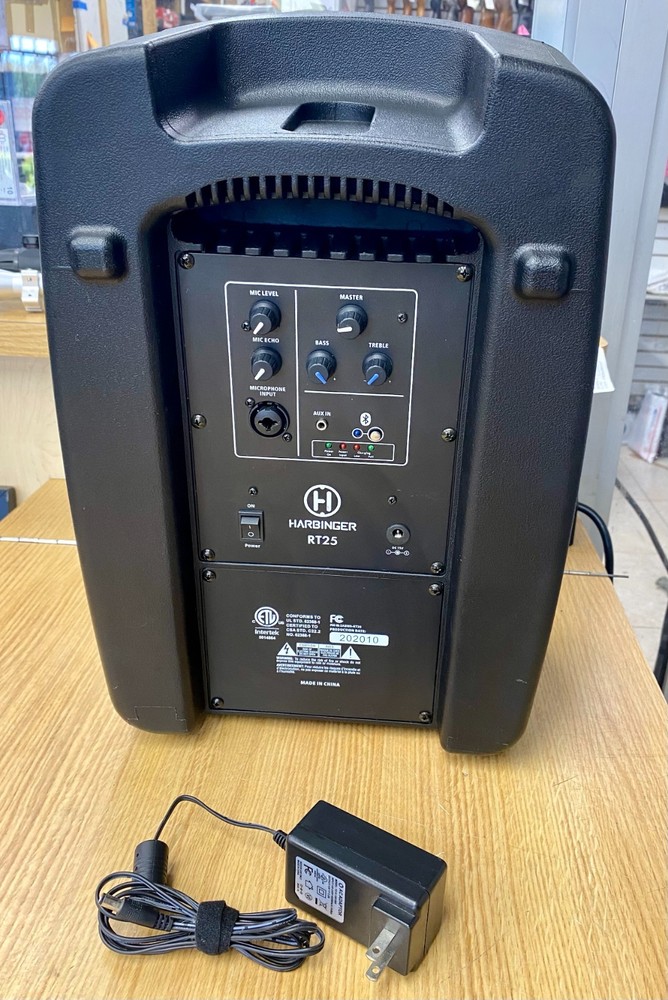 Harbinger RT25 Portable Powered Speaker Bluetooth PA System Local Pickup