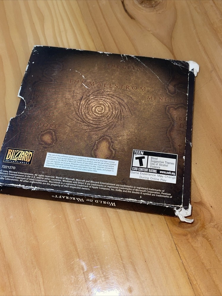 World Of Warcraft Computer Software 5 Discs