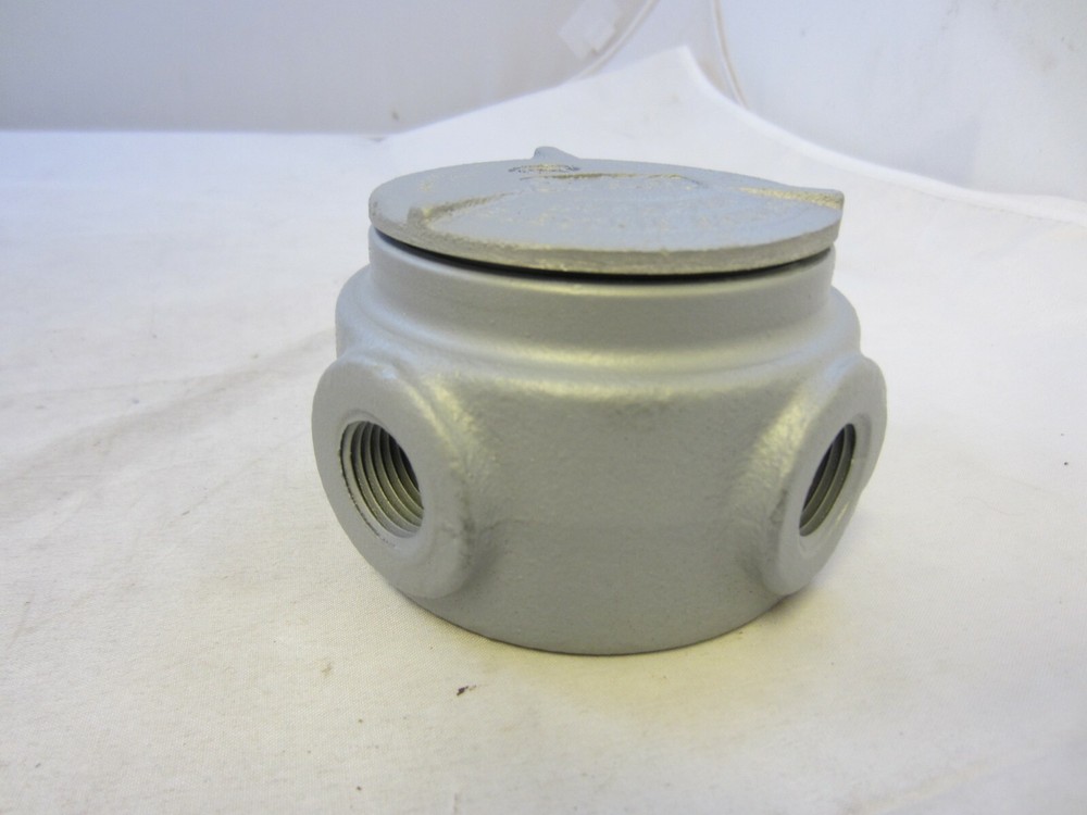 APPLETON GRJS50 1/2" EXPLOSION PROOF MALL IRON CONDUIT OUTLET BOX