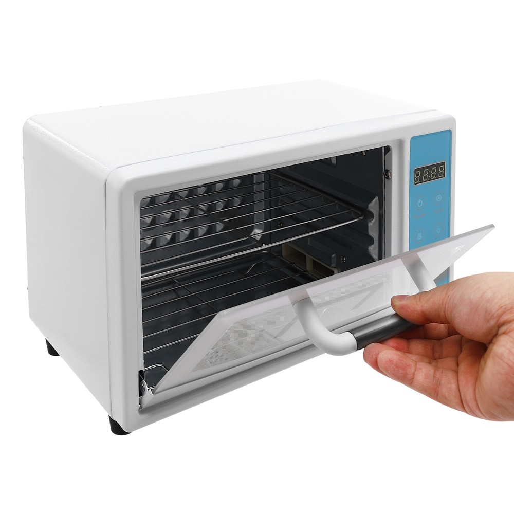 Tabletop Drying Box Multi-Functional Nail Cleaner Box Nail Tool Sterilizer 160W