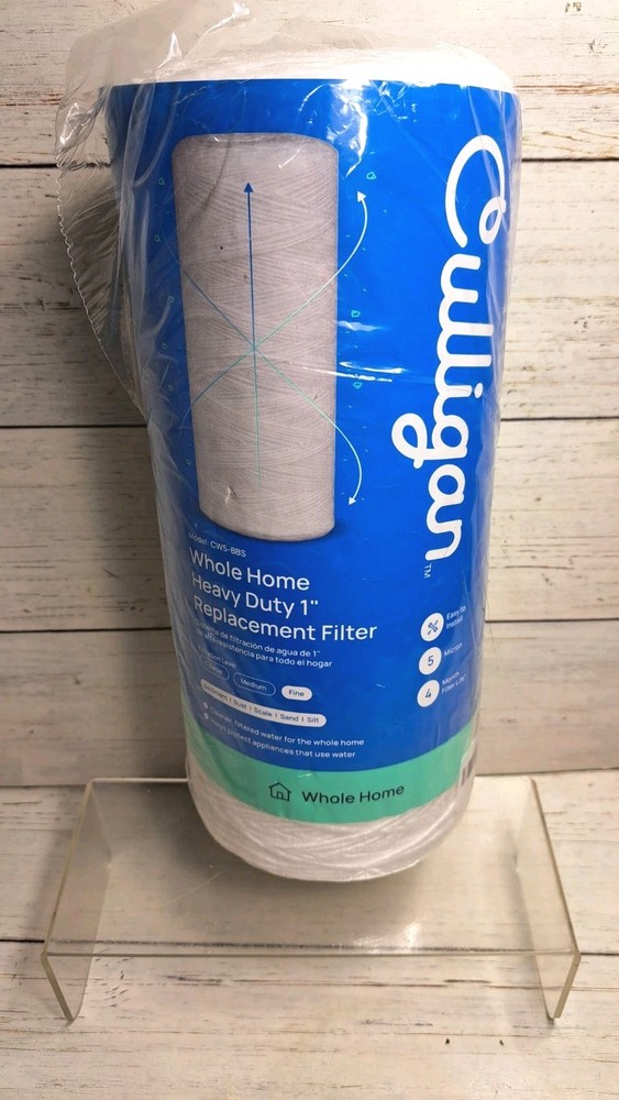 Culligan CW5-BBS Whole Home Heavy Duty 1" Water Filter Replacement, Extra Fine