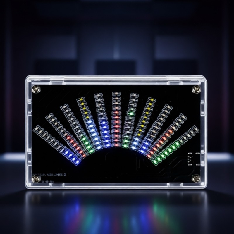 Interactive Sound Spectrum Analyzers Kit With Adjustable Parameters And Detailed