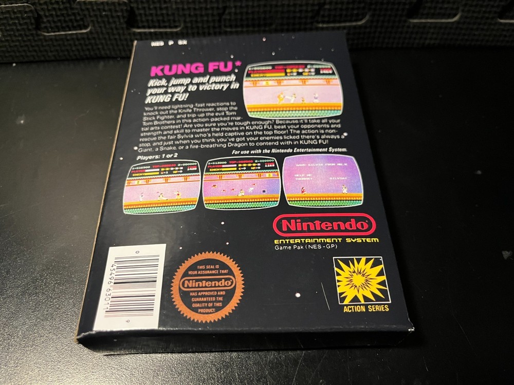 1985 Kung Fu Action - Empty custom design display box