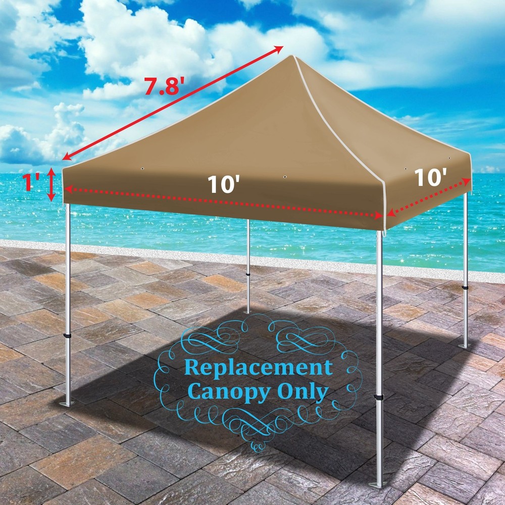 Ez pop Up Instant Canopy 10'X10' Replacement Top Gazebo