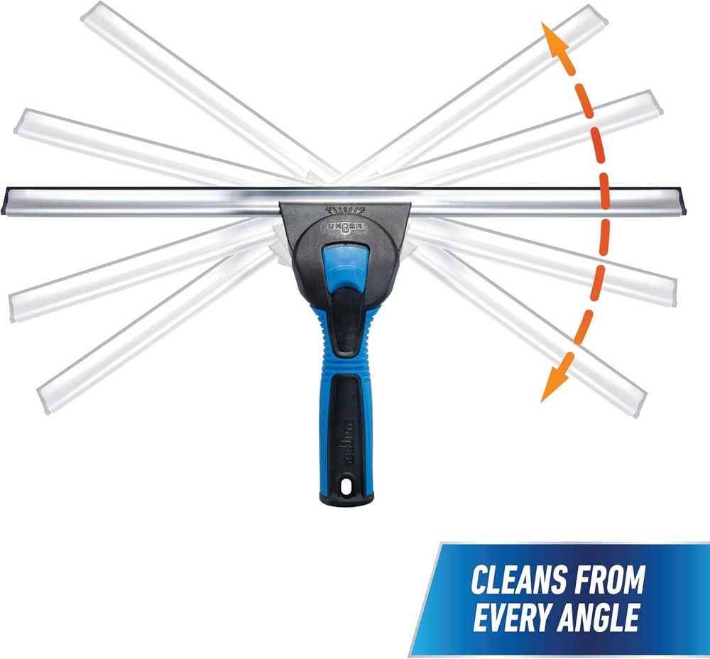 Professional Unger 18 in. Swivel Window Squeegee
