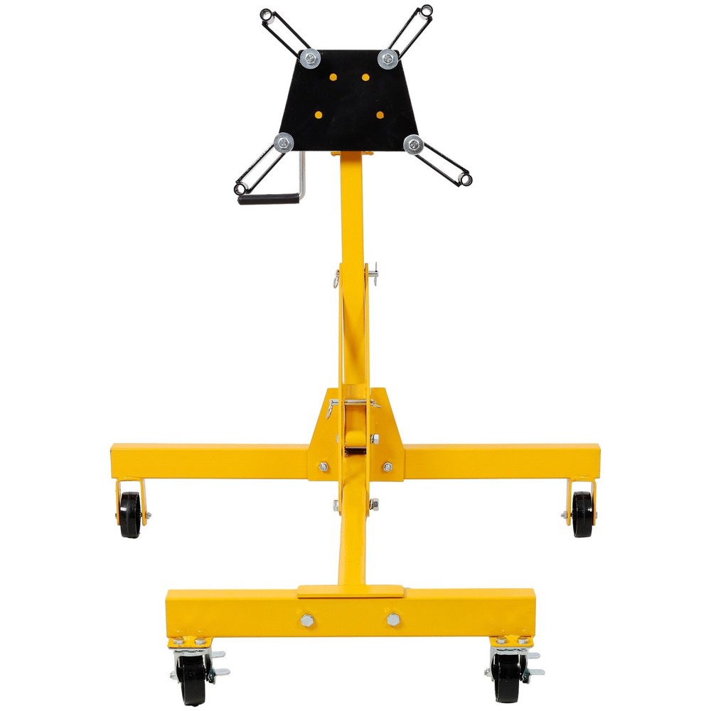 1000lbs Folding Engine Stand - 360° Rotating Head, Yellow