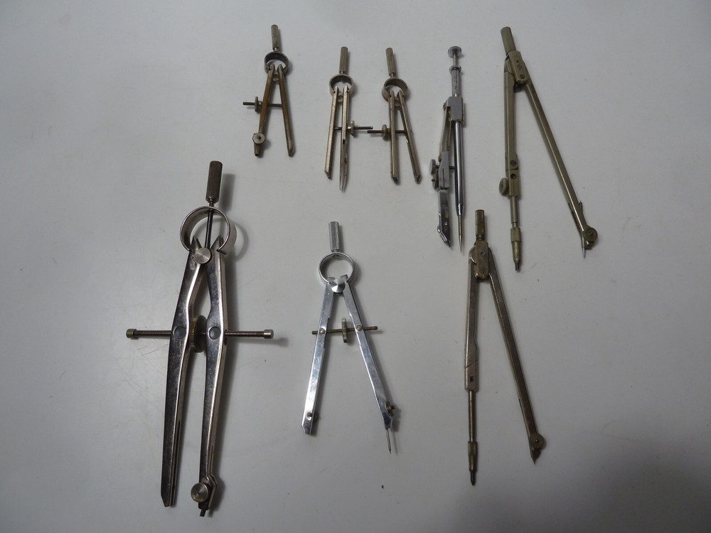 Vintage Technical Drawing Draughtsman tools see all photos ,