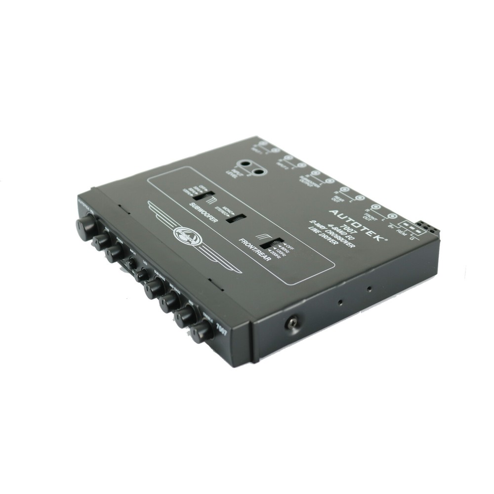 Autotek Car Audio Equalizer 4-Band / 9-Volt Line-Driver Multiple-Source Signal