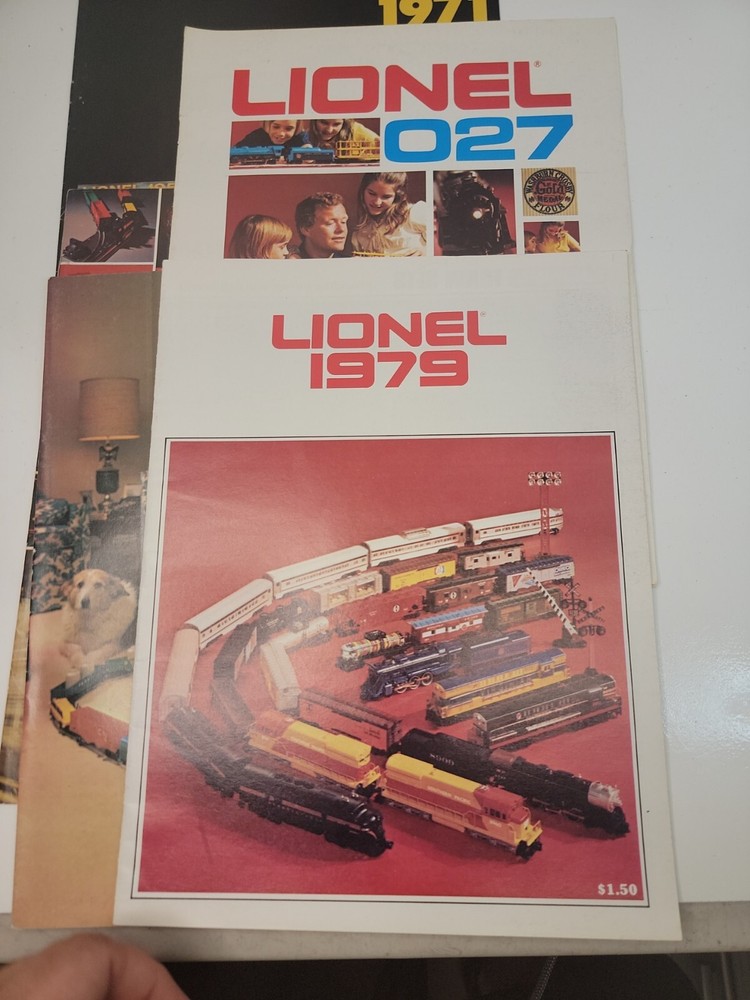 Lionel Train Catalog 1970's Lot