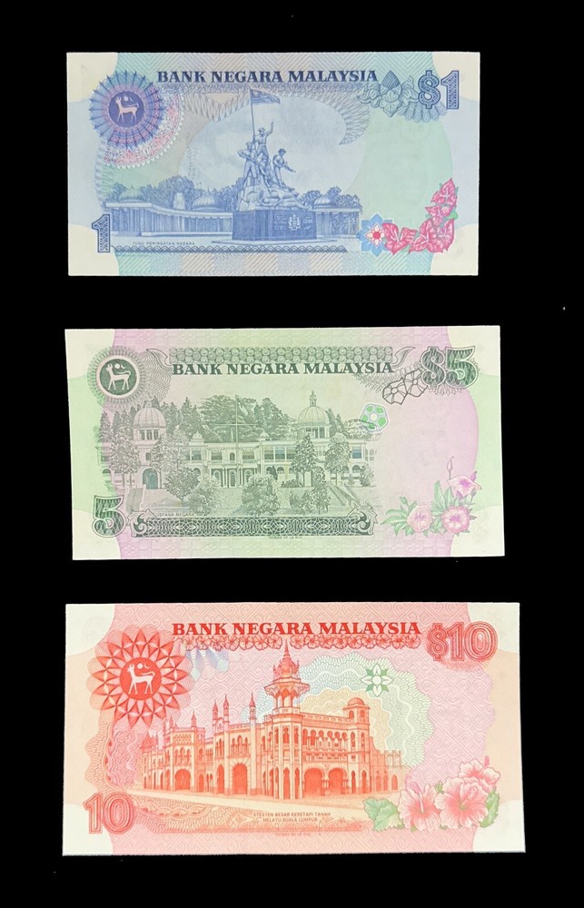 Malaysia P19-21, Banknote Set