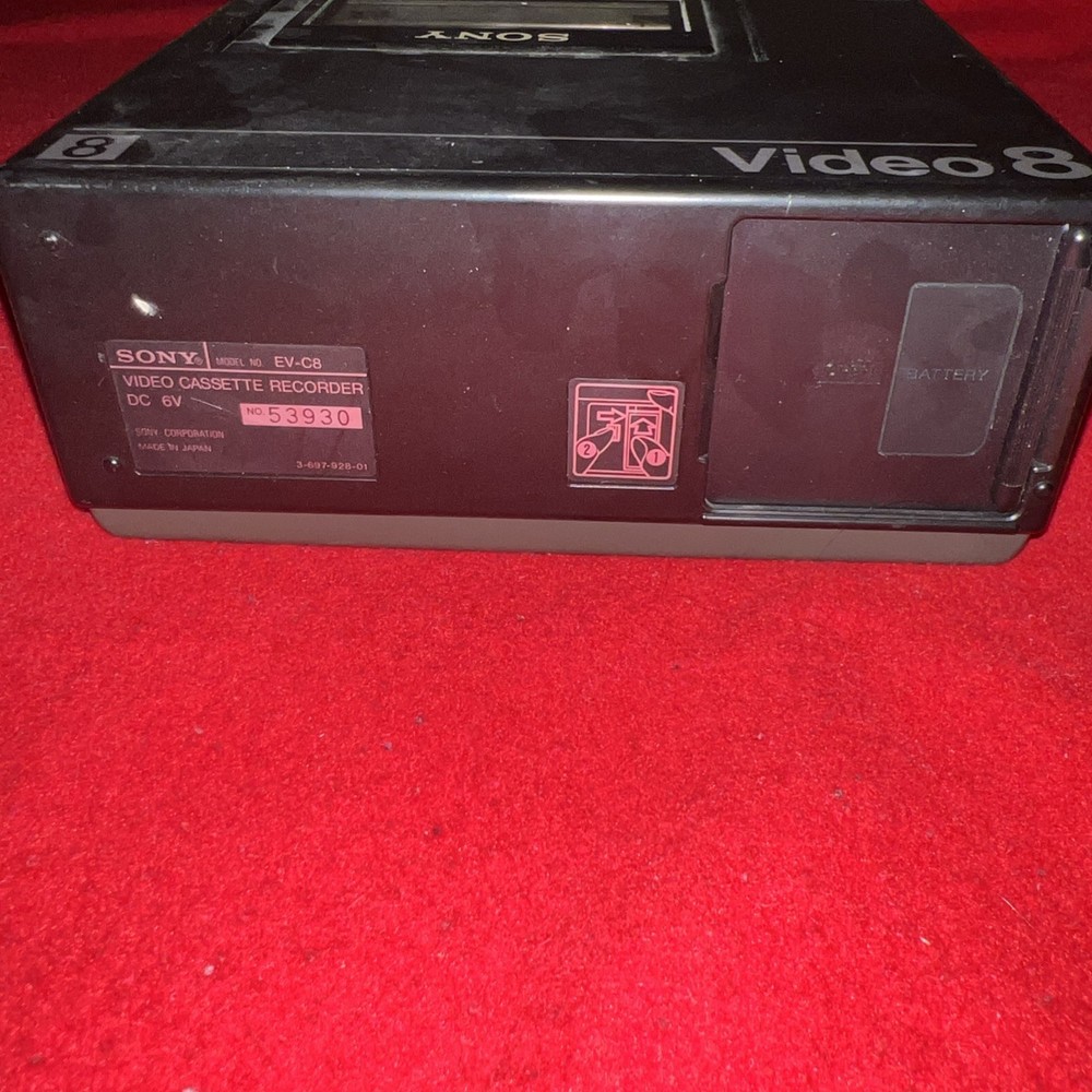 Sony EV-C8u 8mm Video Cassette Recorder