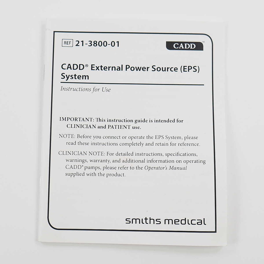 Smiths Medical 21-3800-01 EXTERNAL POWER SOURCE (EPS) SYSTEM *OPEN BOX!*
