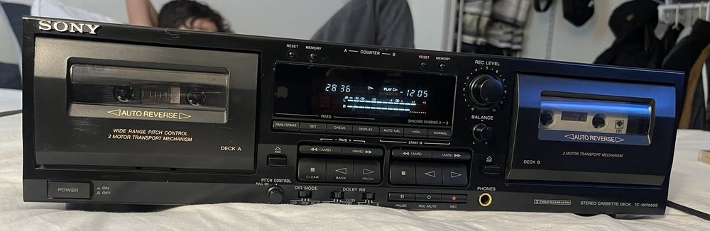 Sony TC-WR665S Cassette Player