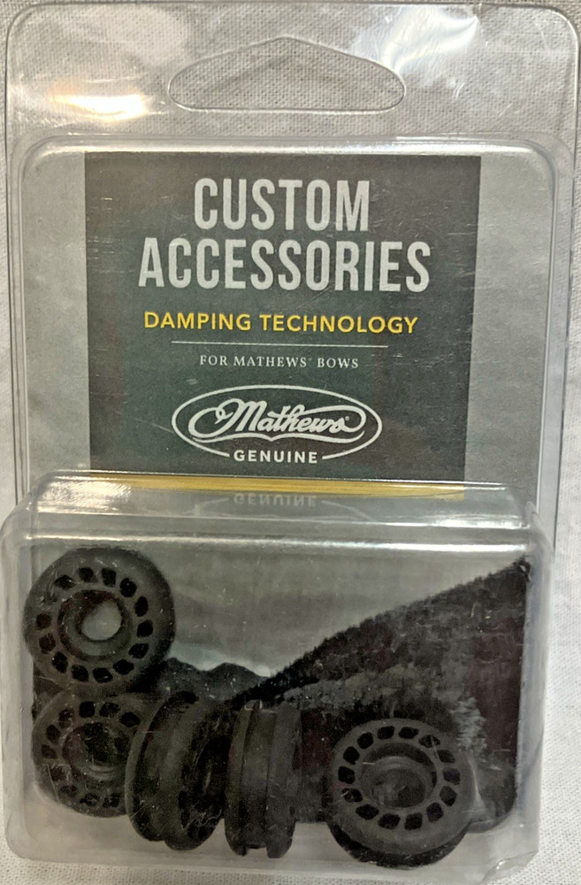Mathews Archery Custom Color Damping Accessories Rubber string suppressor Black