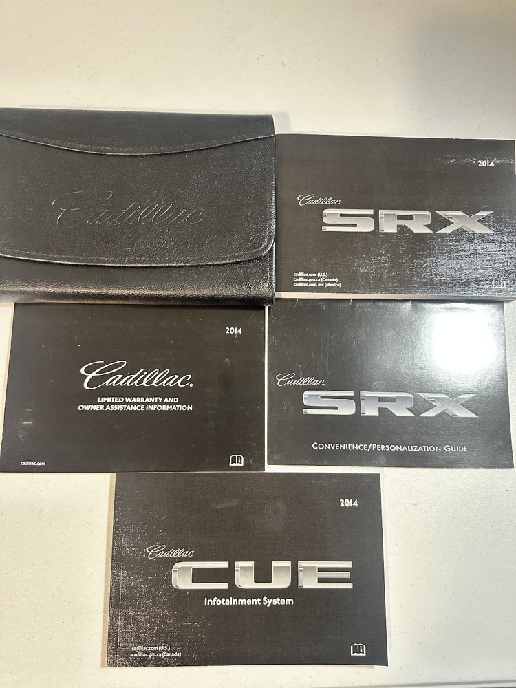 2014 Cadillac SRX Owner's Manual Set