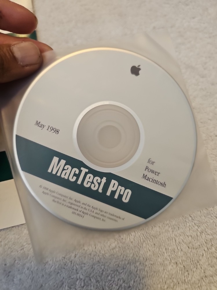 MacTest Pro May 1998 For Power Macintosh Cd Guide