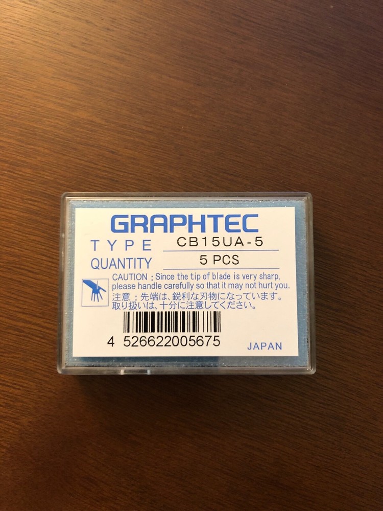 Graphtec CB15UA Blades 5 Pack BRAND NEW (Original)
