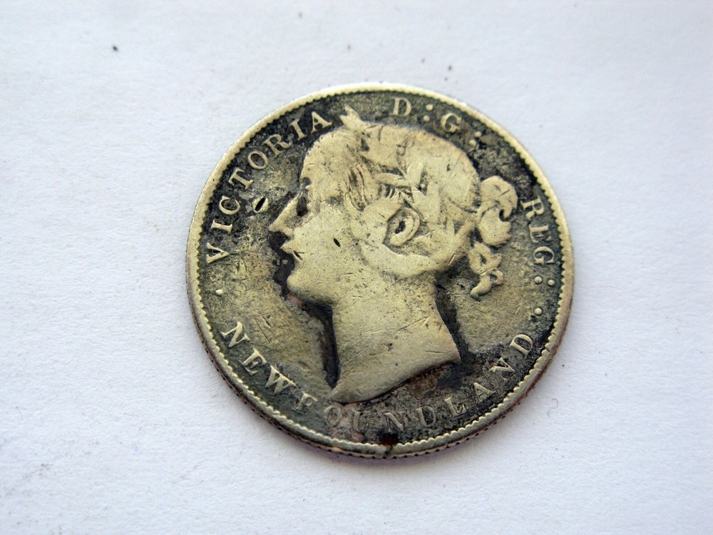 1872 Newfoundland 20 cent