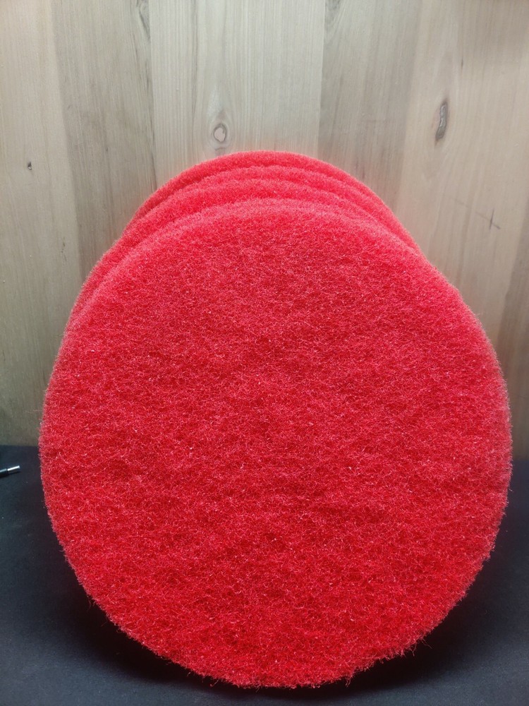 ACS 5-PACK  Red Buffer Pa, 14" Floor Buffer, Machine 355.6 MM