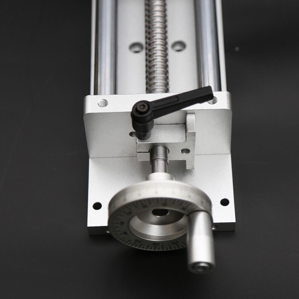 Linear Rail Slide Stage Actuator Table 200MM Manual Cross Sliding Table CNC Mill