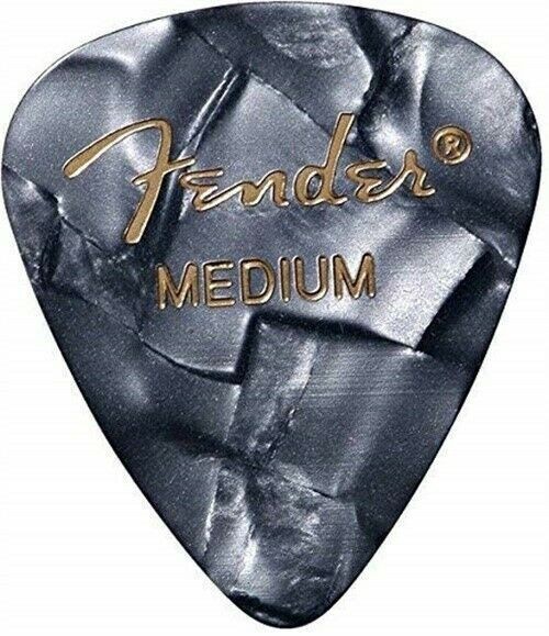 Fender 351 Shape Premium 12-Pack Black Moto Medium