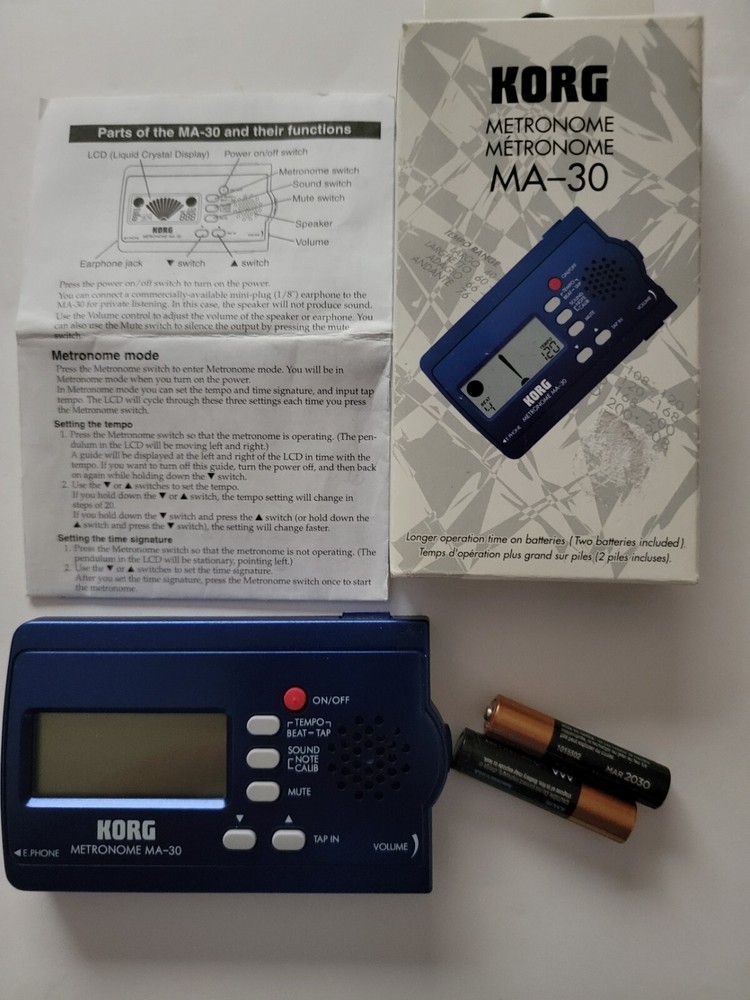 korg metronome ma-30