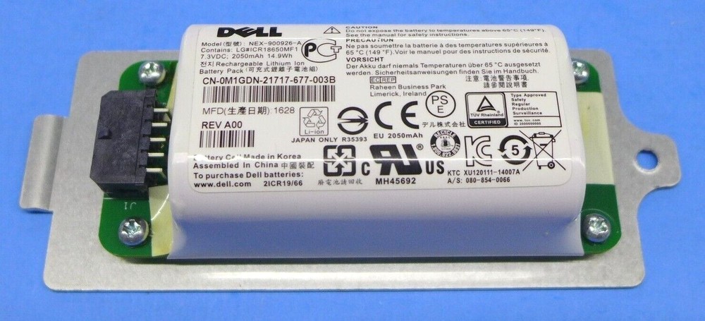 Dell Equallogic Type 18 Controller Battery M1GDN
