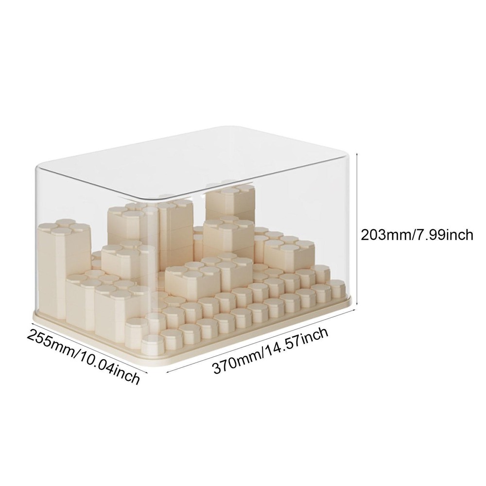 Mini Action Figures Display Case Action Figure Storage Organizer for Desks