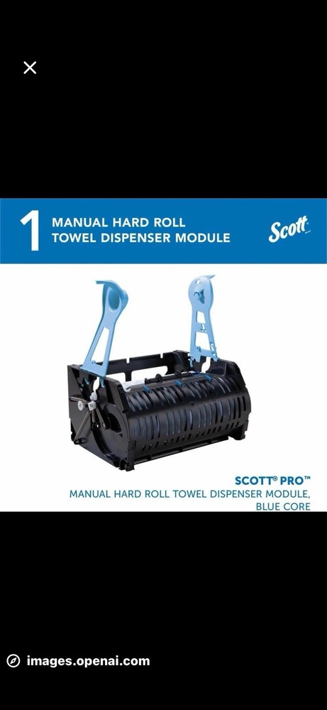 Scott Pro Manual Touchless Hard Roll Towel Dispenser Module 3435902
