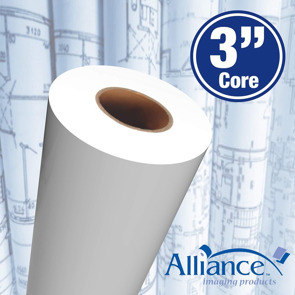 Wide Format Paper Rolls Bond Engineering (24 In x 650 Ft | 3" Core)